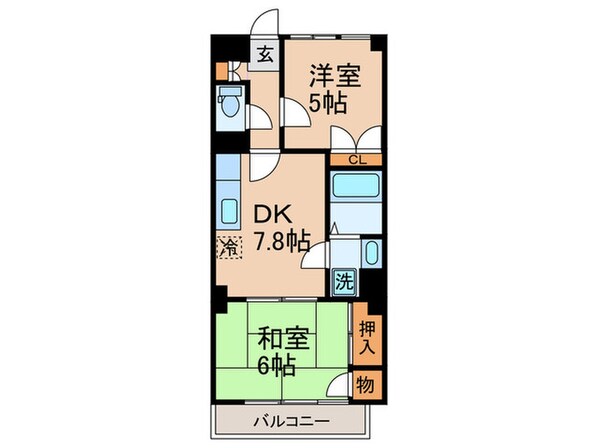 ホ―ムズ山王の物件間取画像